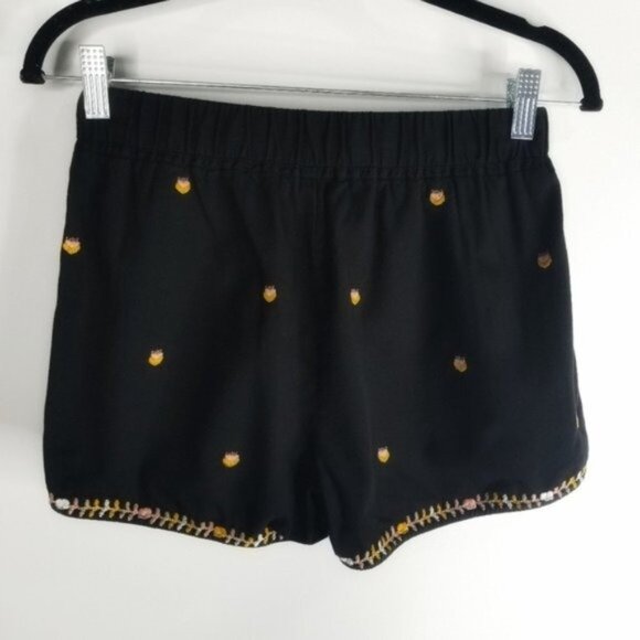 Madewell Women’s Black Embroidered Springtime Pull On Shorts Size XXS - Picture 4 of 7